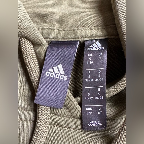 adidas X Nini Sum GFX Cropped Oversized Hoodie - Picture 10 of 10